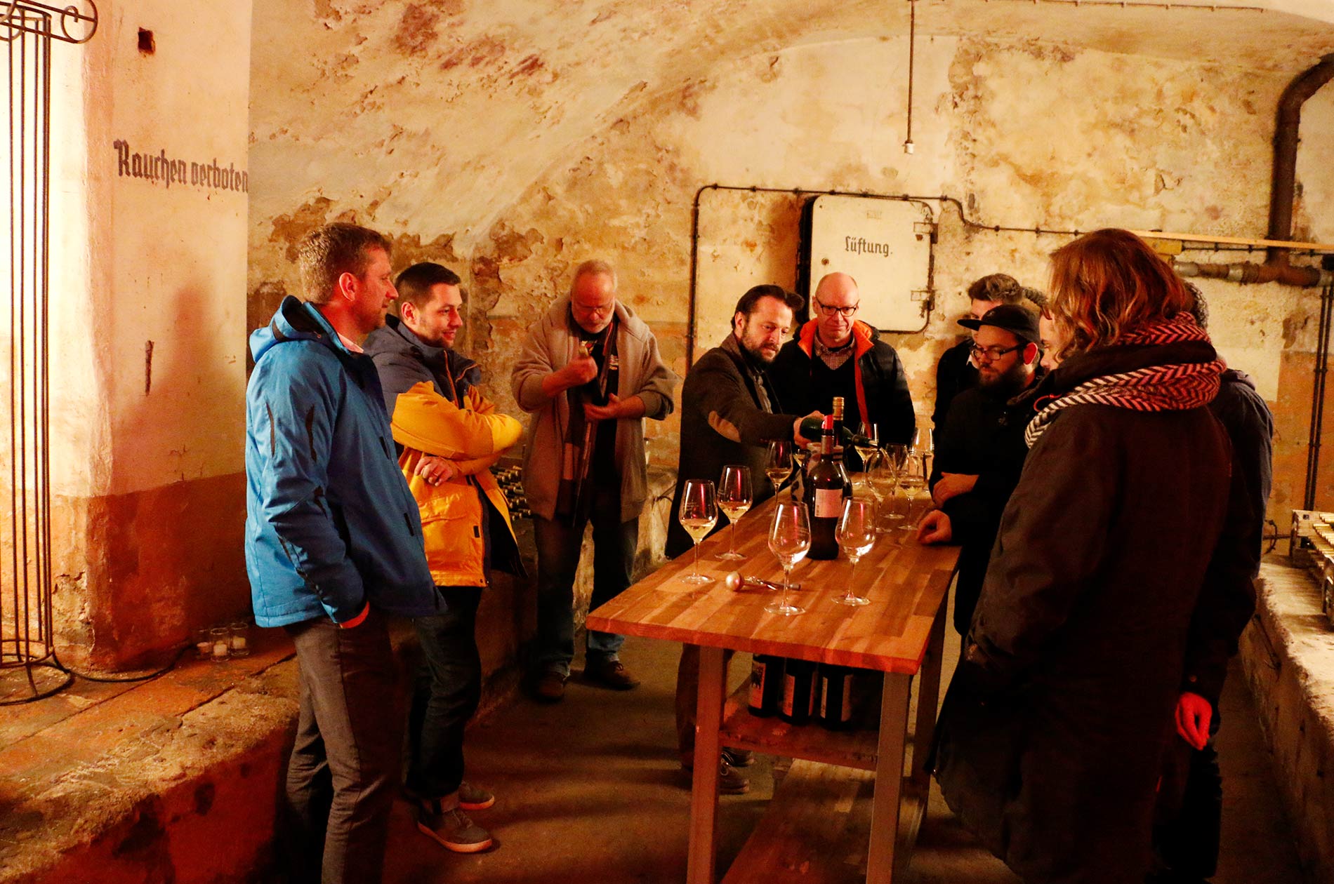 Weinseminar im Bunker / ab 3 Personen